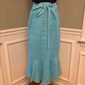 Ann Taylor Light Blue Maxi Skirt